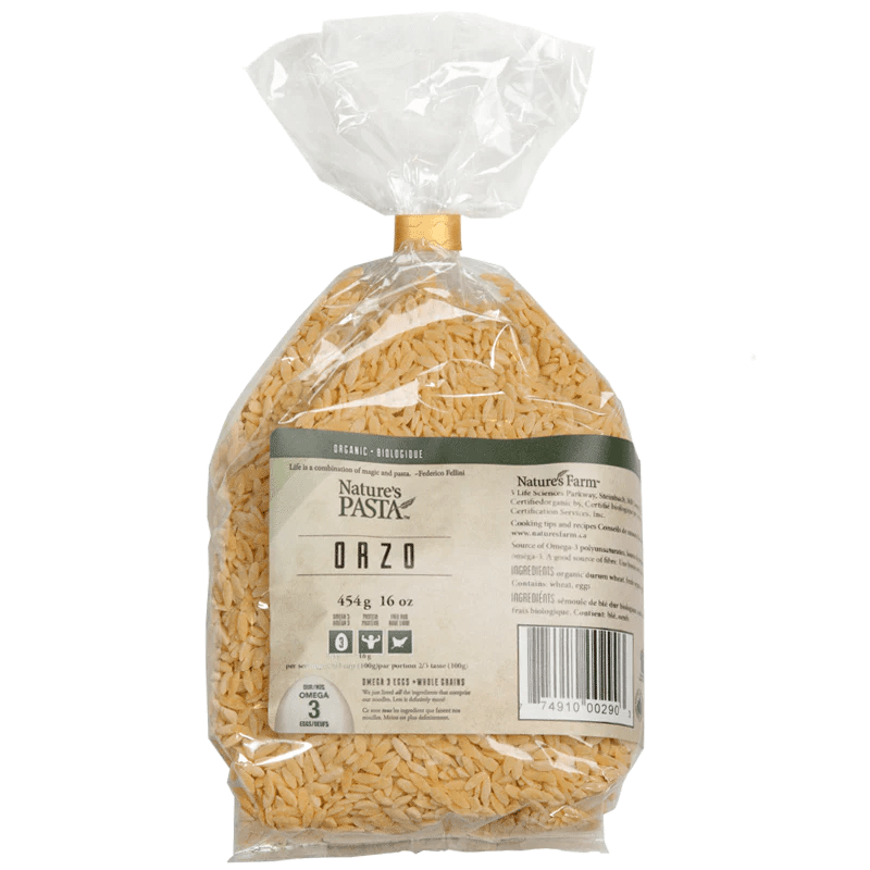 Nature's Farm Orzo 454 grams - Nutrition Plus