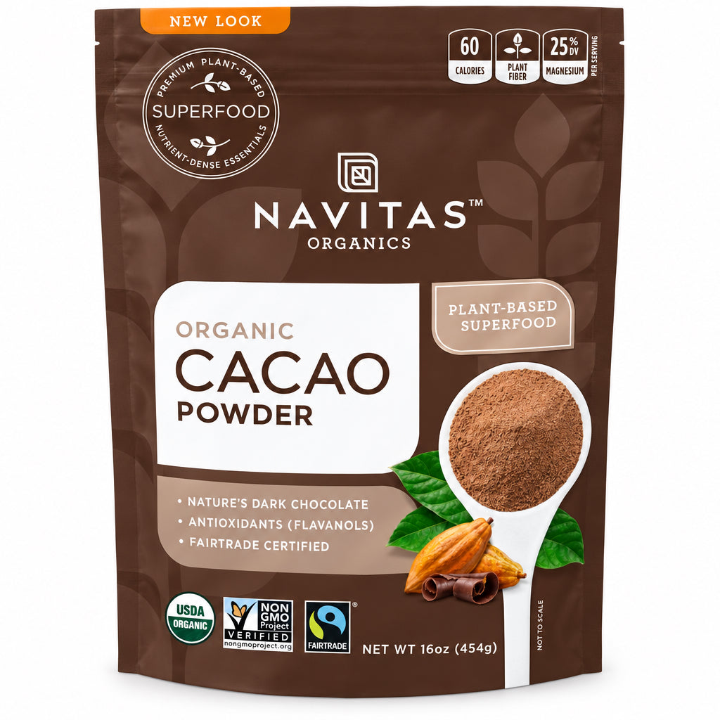 Navitas Organics, Organic Cacao Powder - Nutrition Plus