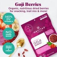 Thumbnail for Navitas Organics, Organic Goji Berries 227 Grams - Nutrition Plus