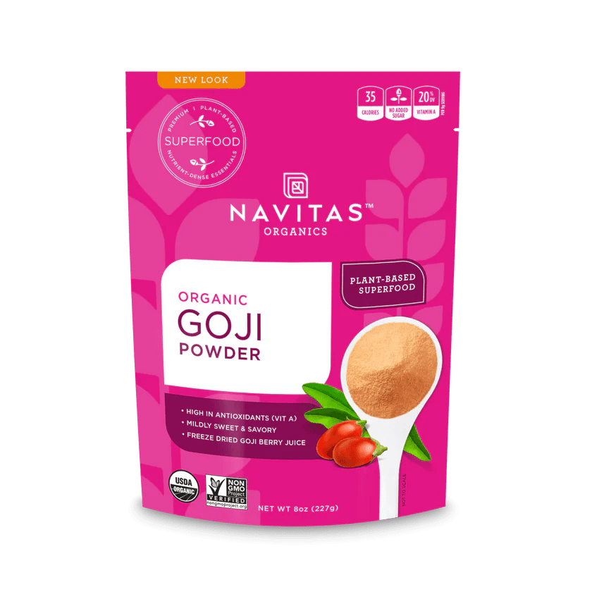 Navitas Organics, Organic Goji Powder 113 Grams - Nutrition Plus