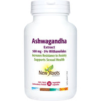 Thumbnail for New Roots Ashwagandha 500g 30 Veg Capsules - Nutrition Plus