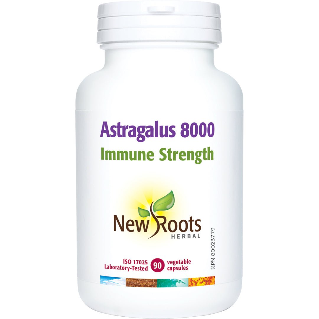 New Roots Astragalus 8000 90 Veg Capsules - Nutrition Plus