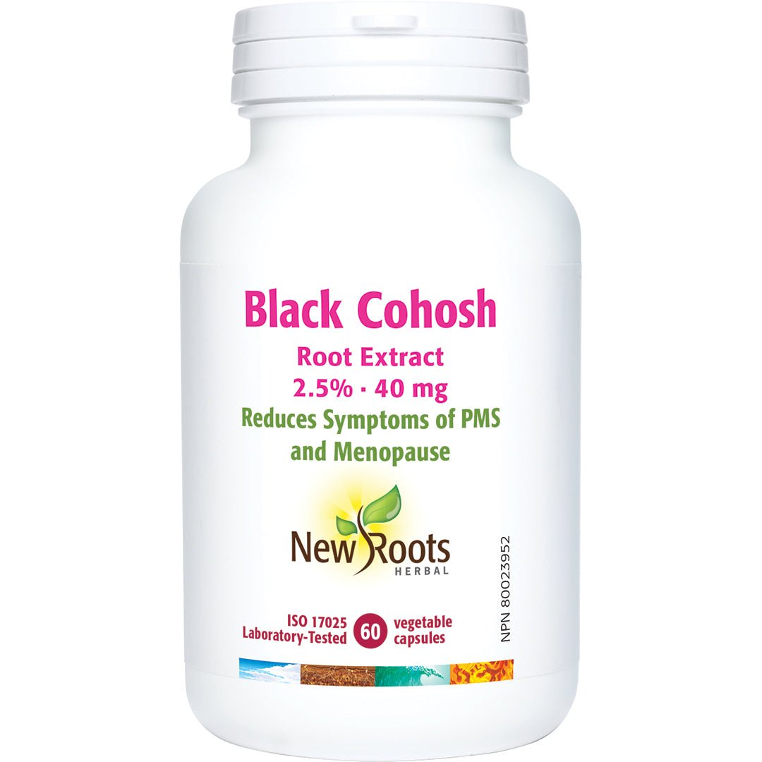 New Roots Black Cohosh Extract 60 Veg Capsules - Nutrition Plus