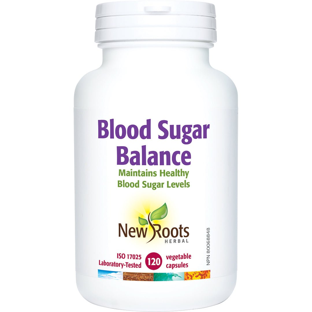 New Roots Blood Sugar Balance 120 Veg Capsules - Nutrition Plus