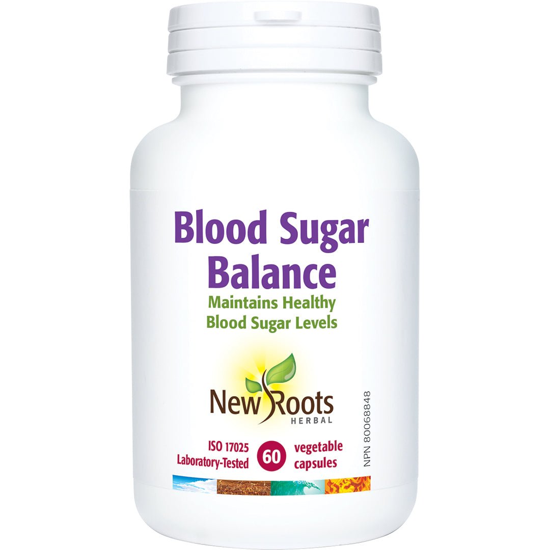 New Roots Blood Sugar Balance 60 Vegetable Capsules - Nutrition Plus