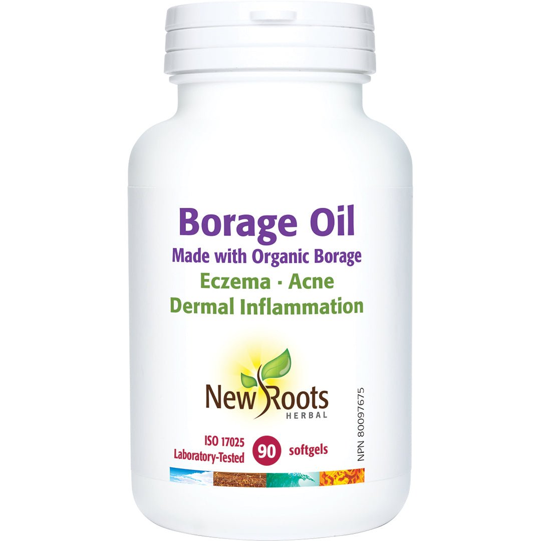 New Roots Borage Oil 90 Softgels - Nutrition Plus