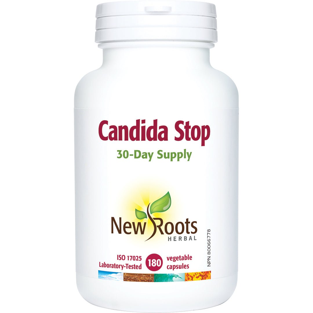 New Roots Candida Stop 180 Vegetable Capsules - Nutrition Plus