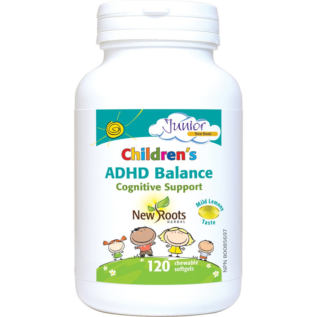 New Roots Children’s ADHD Balance 120 Chewable Softgels - Nutrition Plus