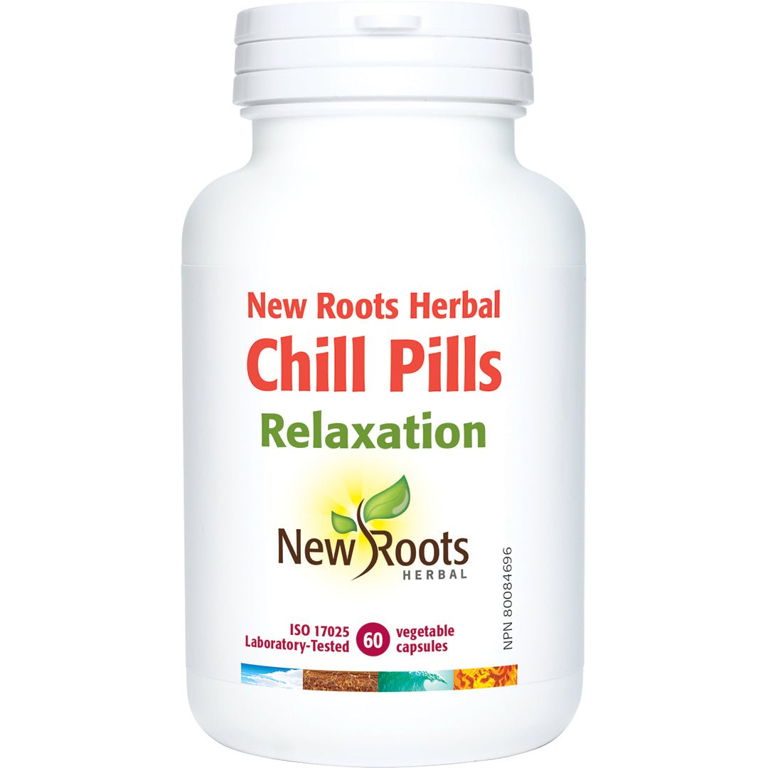 New Roots Chill Pills 60 Veg Capsules - Nutrition Plus