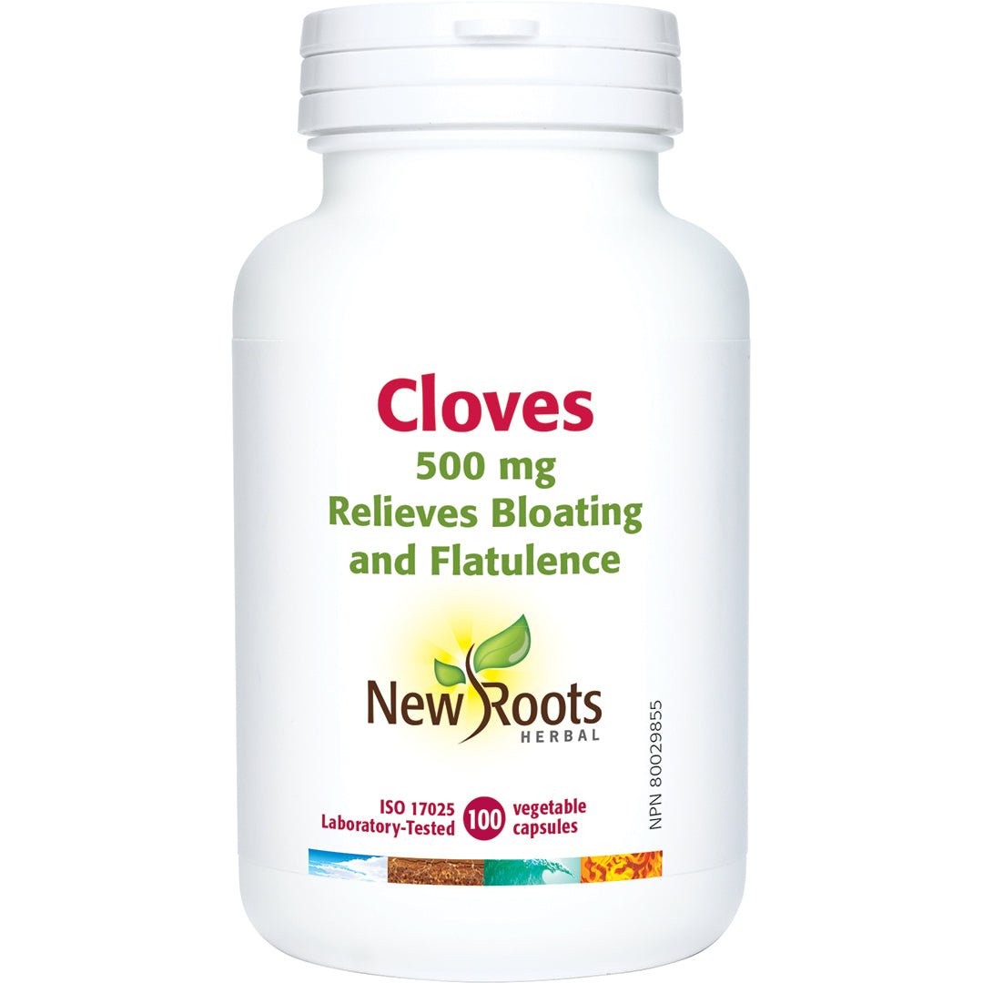 New Roots Cloves 100 Veg Capsules - Nutrition Plus