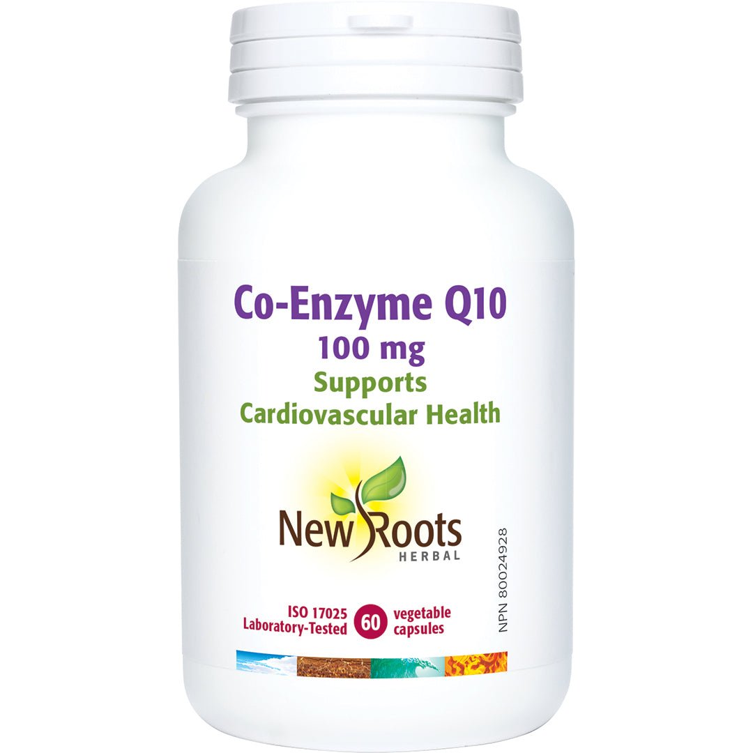New Roots Co-Enzyme Q10 100mg 60 Veg Capsules - Nutrition Plus