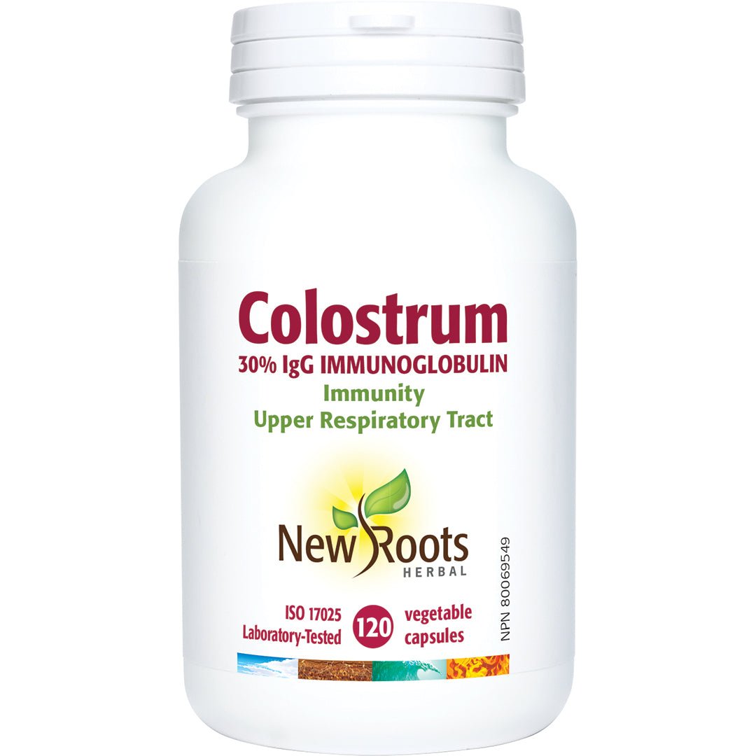 New Roots Colostrum 120 Capsules - Nutrition Plus