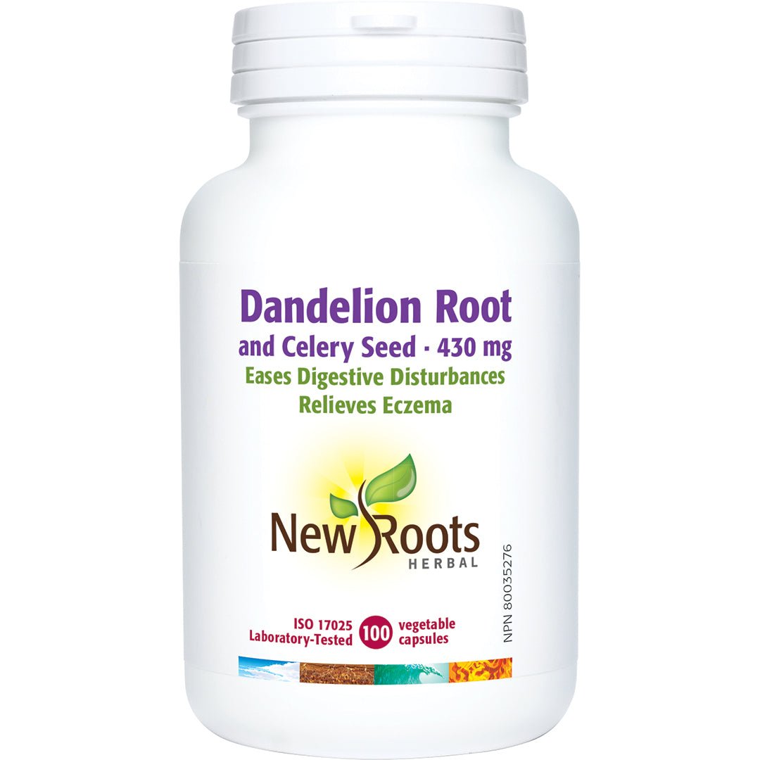 New Roots Dandelion & Celery 100 Capsules - Nutrition Plus