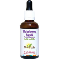 Thumbnail for New Roots Elderberry ResQ Organic Flower Tincture 50mL - Nutrition Plus
