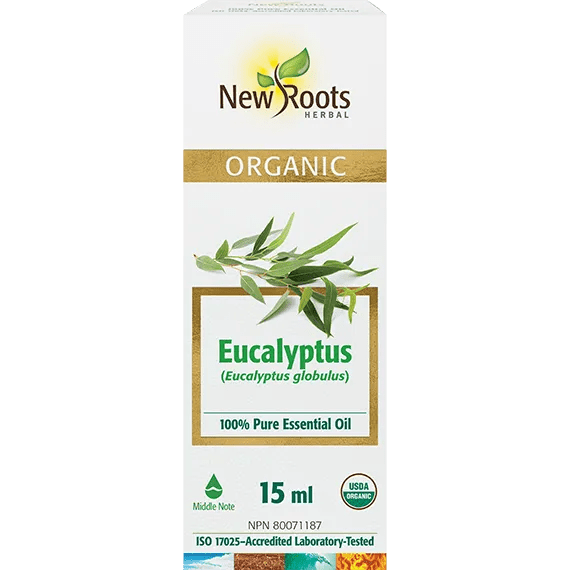 New Roots Eucalyptus Essential Oil 15mL - Nutrition Plus
