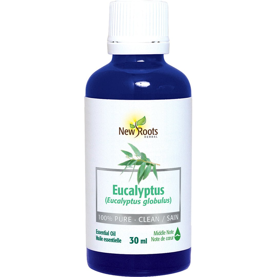 New Roots Eucalyptus Essential Oil 30mL - Nutrition Plus