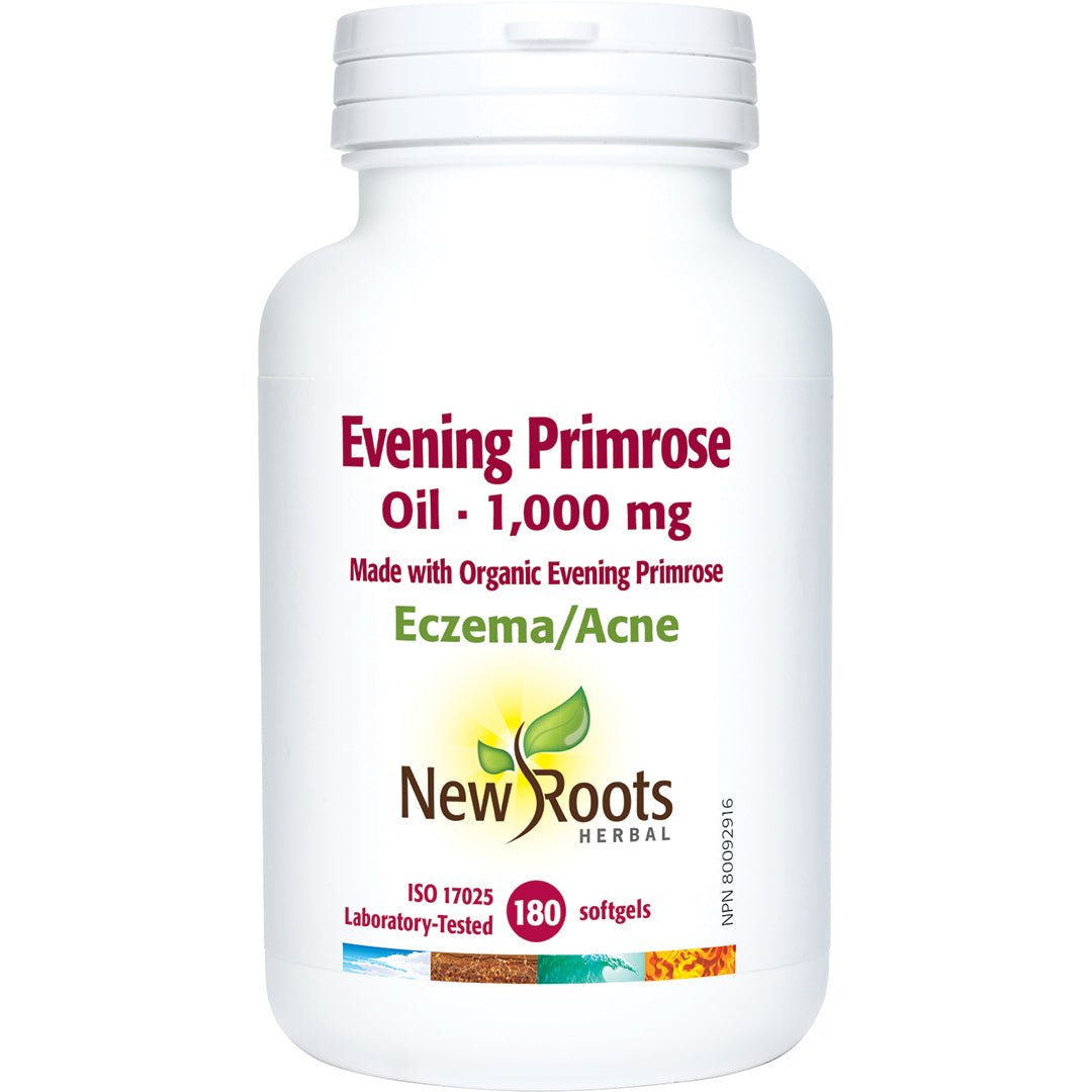 New Roots Evening Primrose Oil 1,000 mg 180 Softgels - Nutrition Plus
