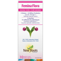 Thumbnail for New Roots Femina Flora 10 Vaginal Ovules - Nutrition Plus