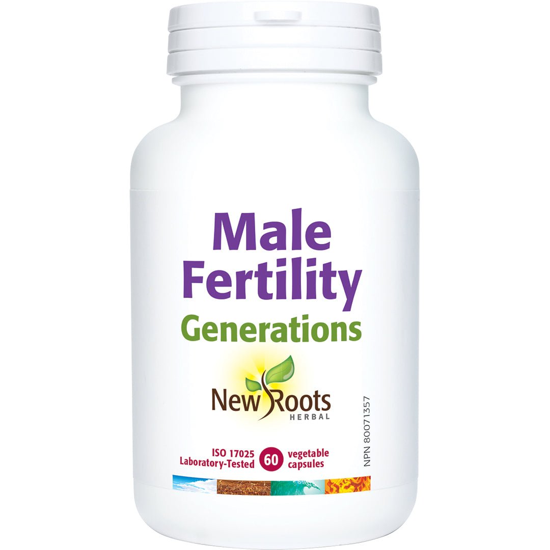 New Roots Generation Male Fertility 60 Veg Capsules - Nutrition Plus