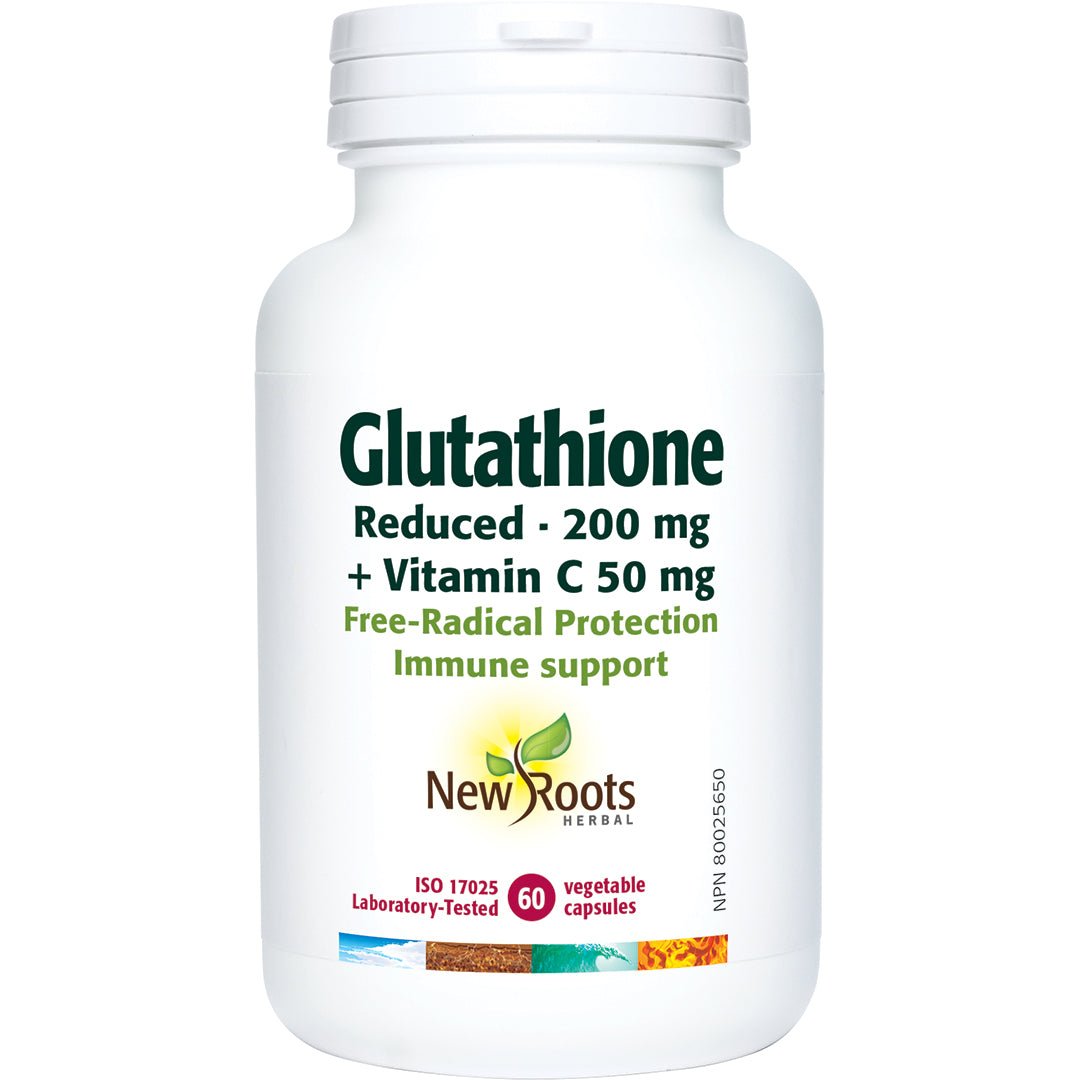 New Roots Glutathione Reduced 60 Veg Capsules - Nutrition Plus