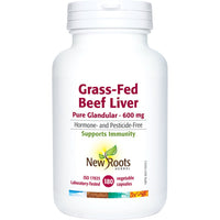 Thumbnail for New Roots Grass-Fed Beef Liver 180 Veg Capsules - Nutrition Plus