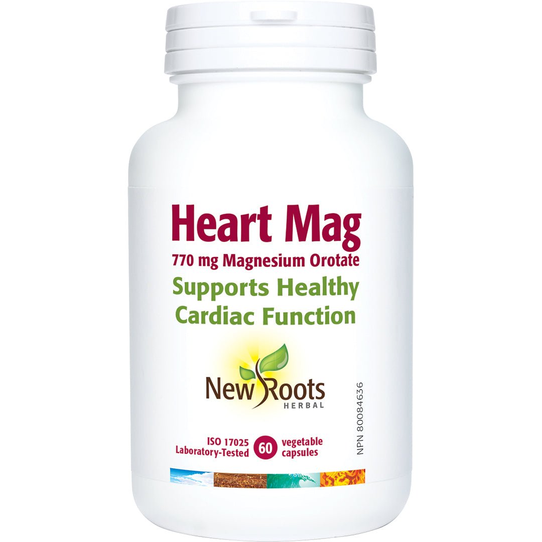 New Roots Heart Mag 60 Veg Capsules - Nutrition Plus