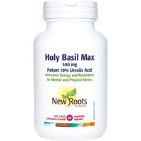 Thumbnail for New Roots Holy Basil 500mg 60 Veg Capsules - Nutrition Plus