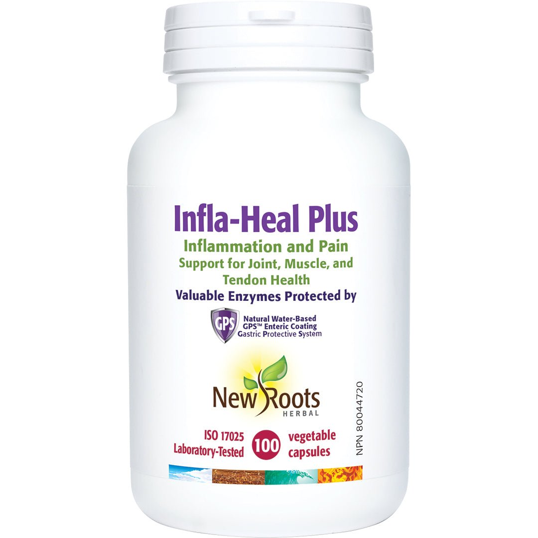 New Roots Infla-Heal Plus 90 Veg Capsules - Nutrition Plus
