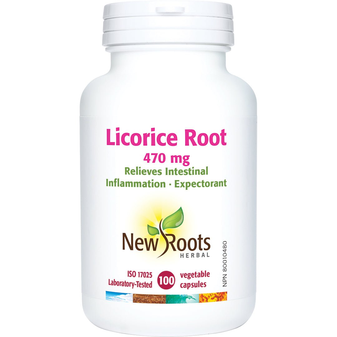 New Roots Licorice Root 100 Capsules - Nutrition Plus