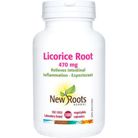 Thumbnail for New Roots Licorice Root 100 Capsules - Nutrition Plus