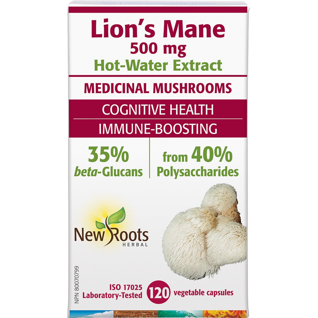 New Roots Lion’s Mane 120 Veg Capsules - Nutrition Plus