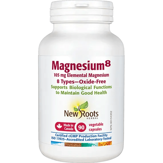 New Roots Magnesium⁸ 90 Veg Capsules - Nutrition Plus