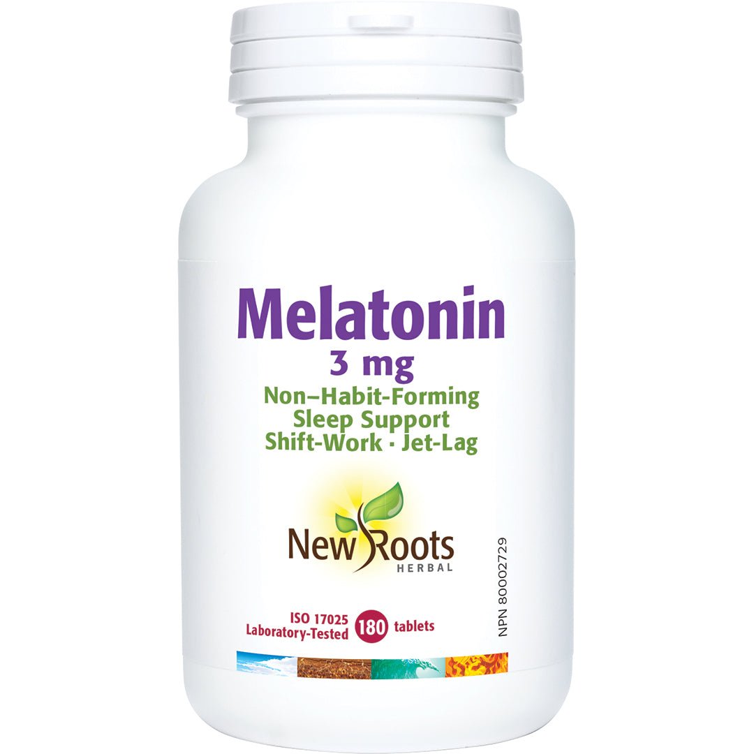 New Roots Melatonin 3 mg 180 Tablets - Nutrition Plus