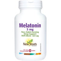 Thumbnail for New Roots Melatonin 3 mg 180 Tablets - Nutrition Plus