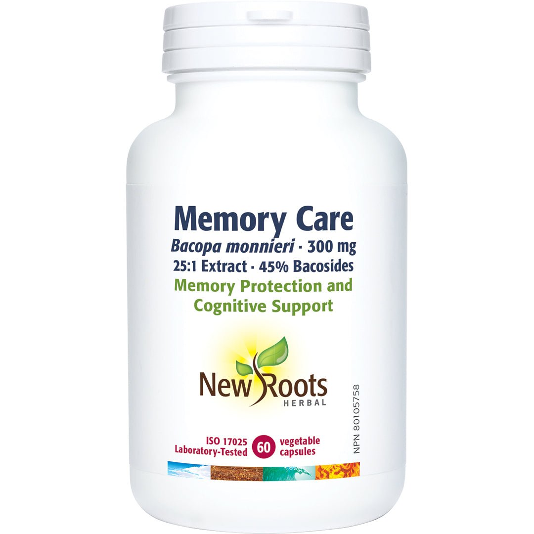 New Roots Memory Care 60 Veg Capsules - Nutrition Plus