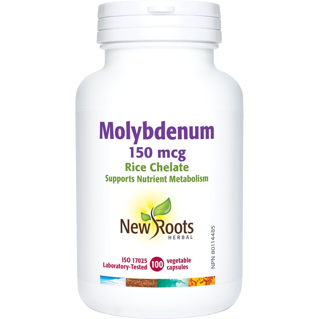 New Roots Molybdenum 100 Capsules - Nutrition Plus