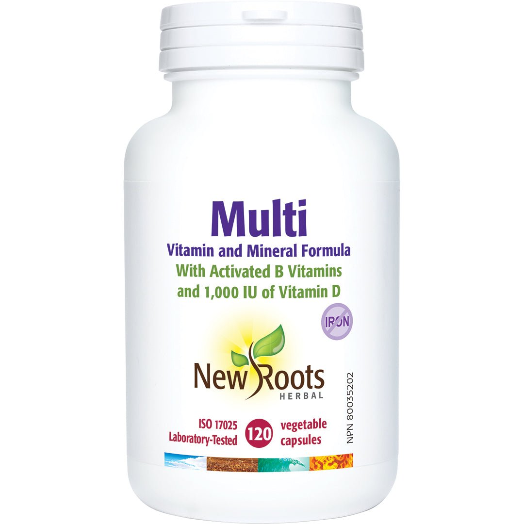 New Roots Multi 120 Veg Capsules - Nutrition Plus