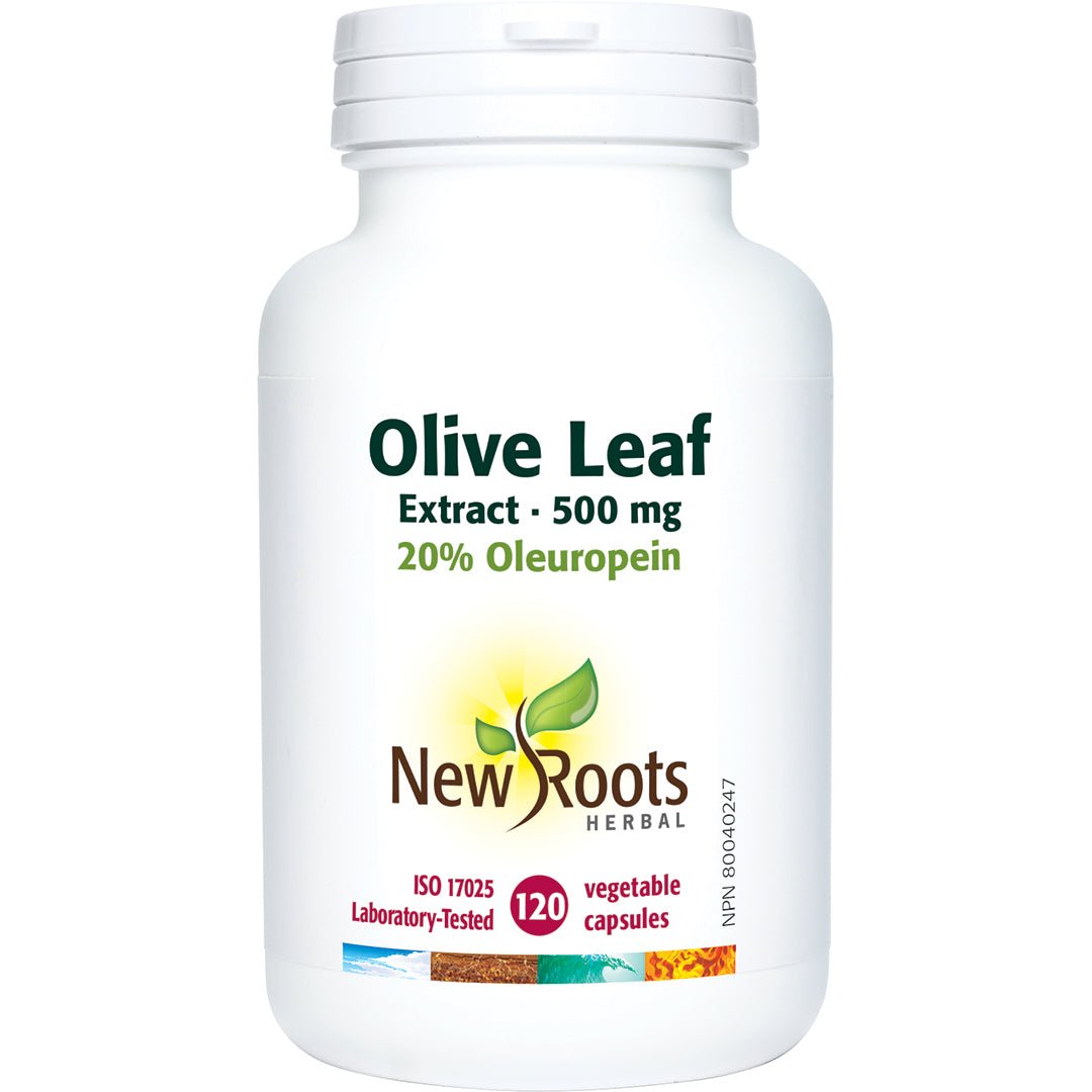 New Roots Olive Leaf Extract 120 Veg Capsules - Nutrition Plus