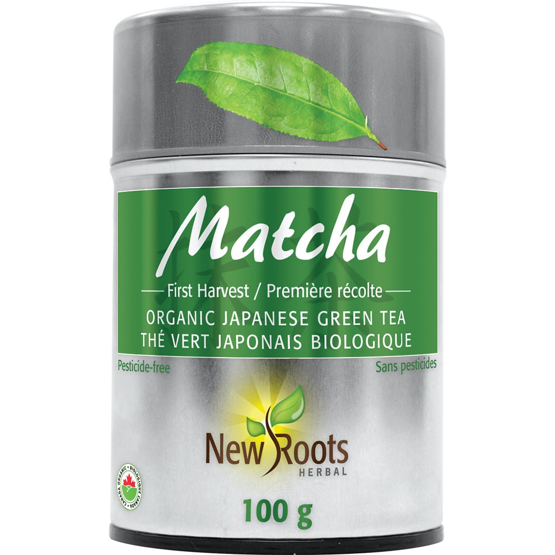 New Roots Organic Matcha Tea 100 Grams - Nutrition Plus