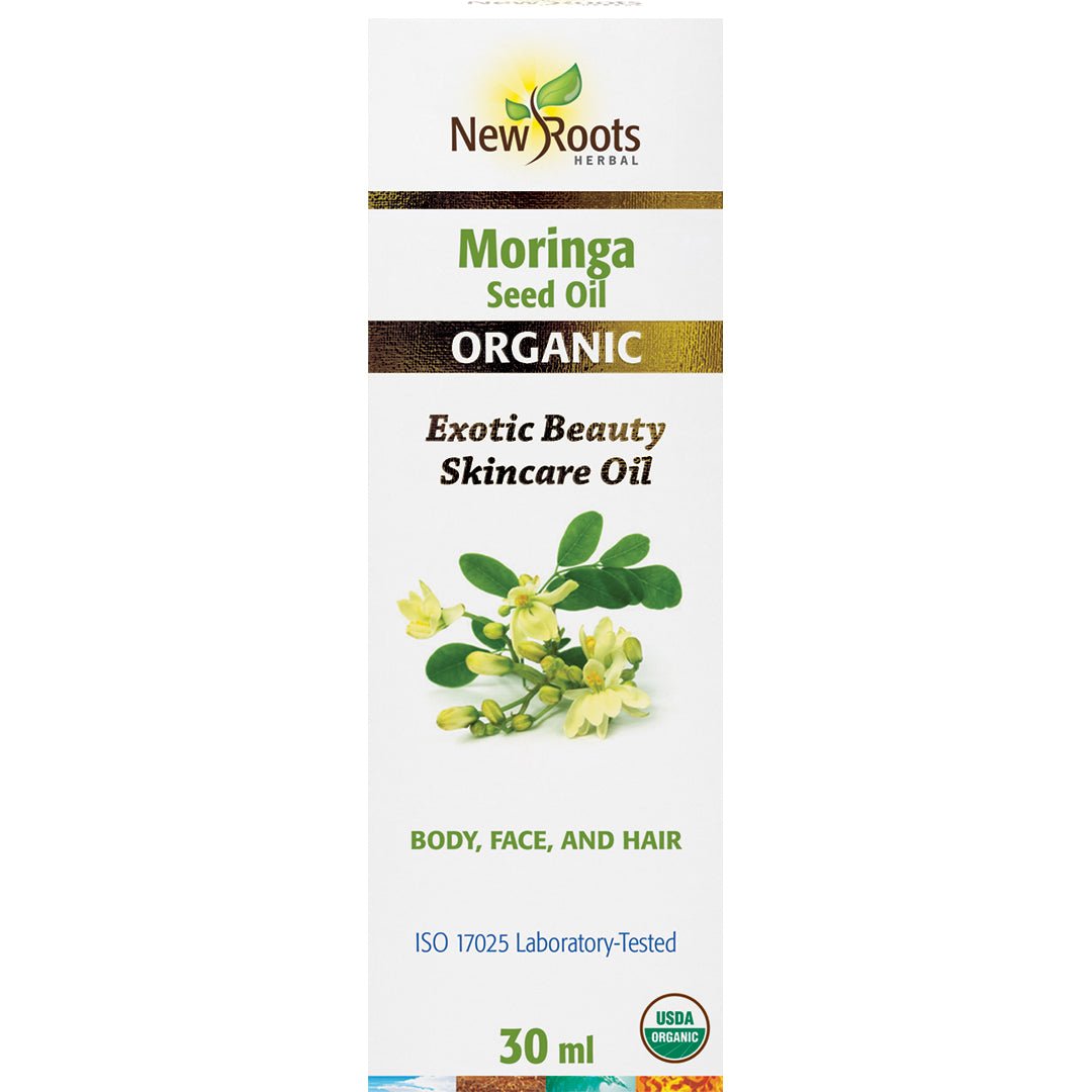 New Roots Organic Moringa Oil 30mL - Nutrition Plus
