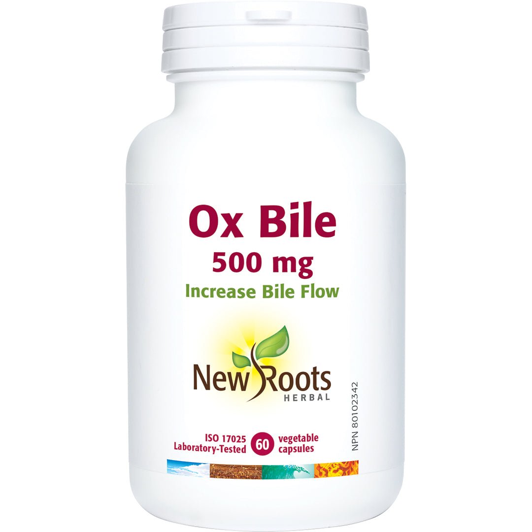 New Roots Ox Bile 60 Veg Capsules - Nutrition Plus