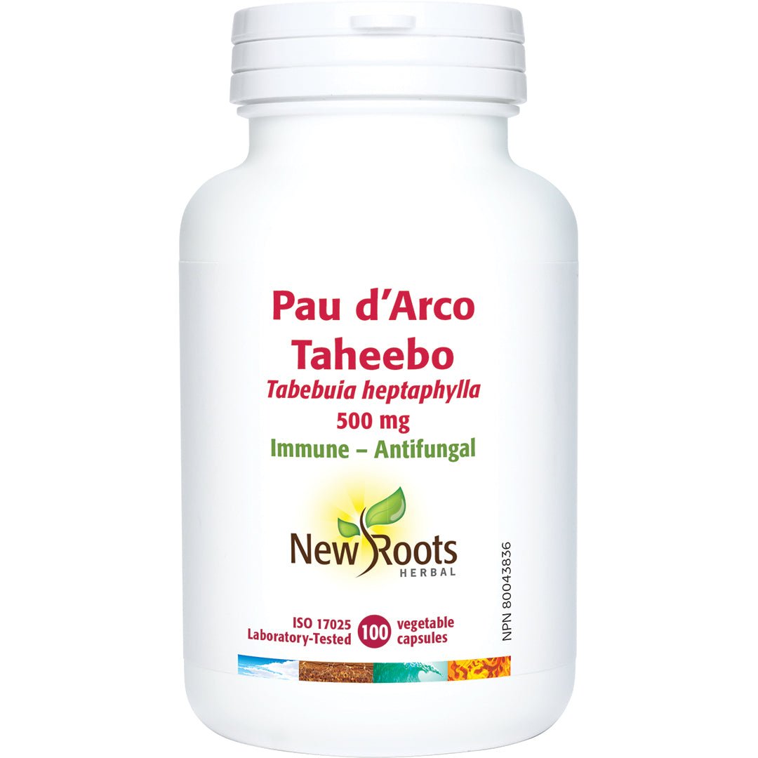 New Roots Pau d’Arco Taheebo 100 Capsules - Nutrition Plus