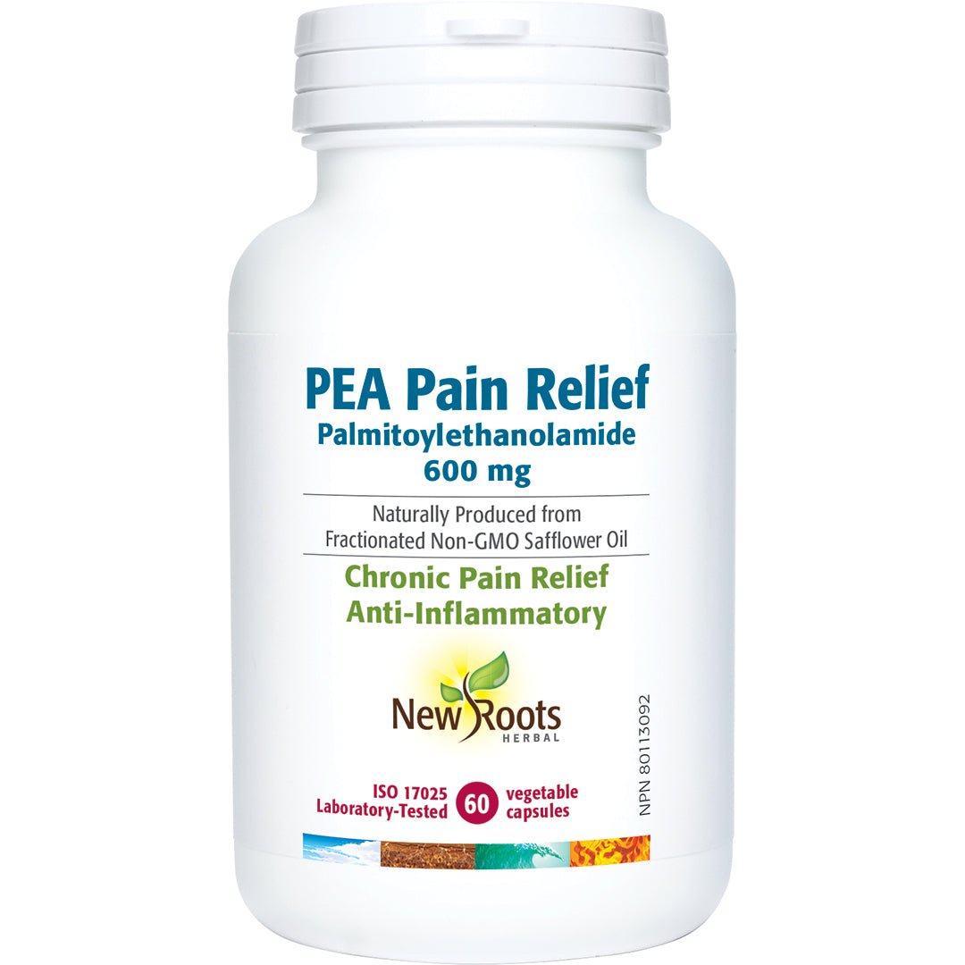 New Roots PEA Pain Relief 60 Veg Capsules - Nutrition Plus
