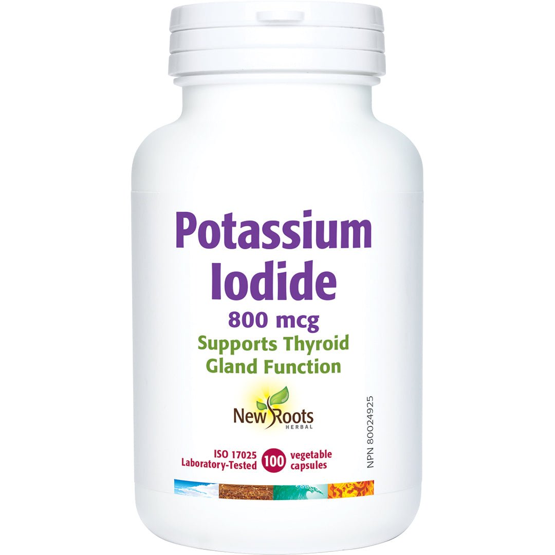 New Roots Potassium Iodide 100 Veg Capsules - Nutrition Plus