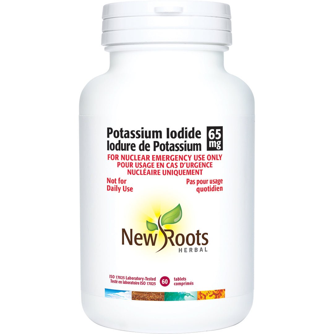New Roots Potassium Iodide 65 mg 60 Tablets - Nutrition Plus