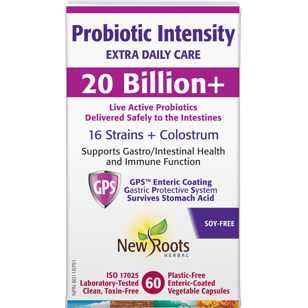 New Roots Probiotic Intensity 60 Veg Capsules - Nutrition Plus