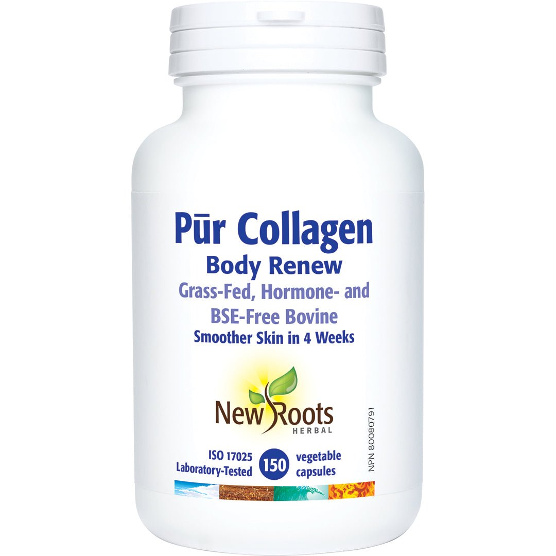 New Roots PUR Collagen Body Renew Veg Capsules - Nutrition Plus