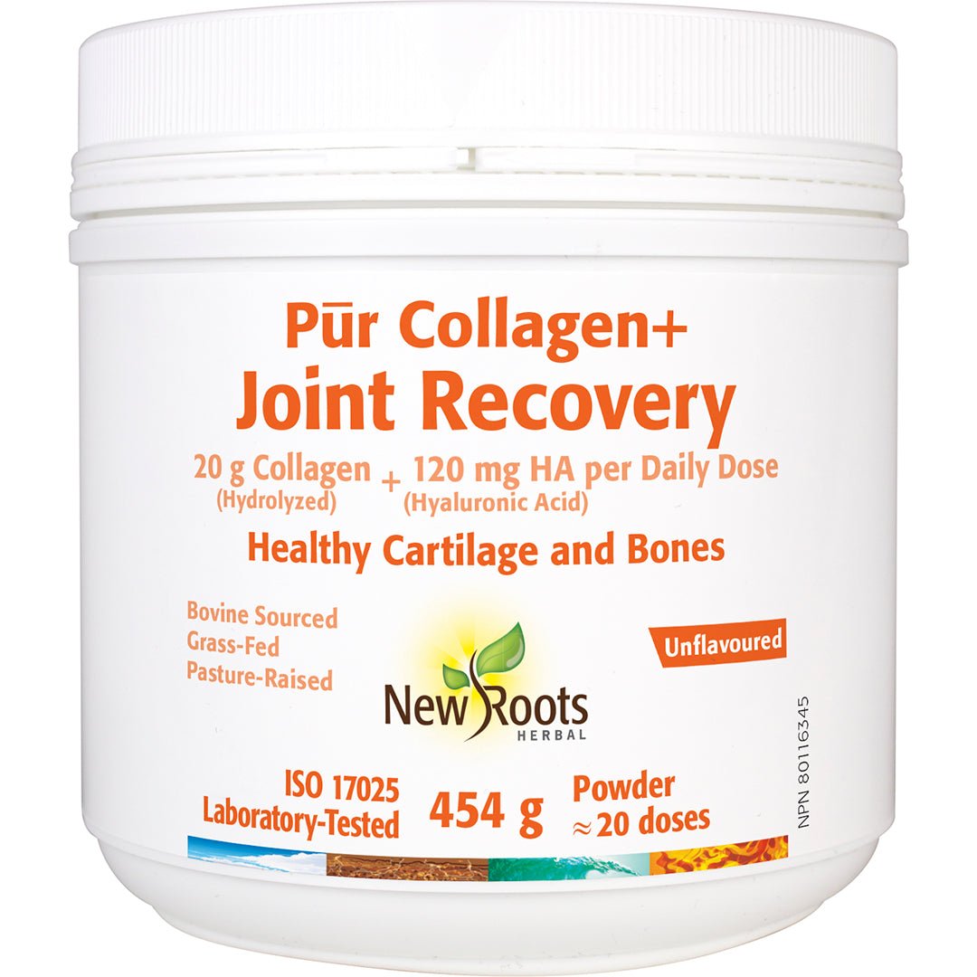 New Roots Pur Collagen+ Joint Recovery 454 Grams - Nutrition Plus