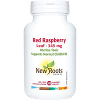 Thumbnail for New Roots Red Raspberry Leaf 100 Veg Capsules - Nutrition Plus