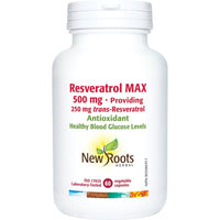 Thumbnail for New Roots Resveratrol MAX 60 Veg Capsules - Nutrition Plus